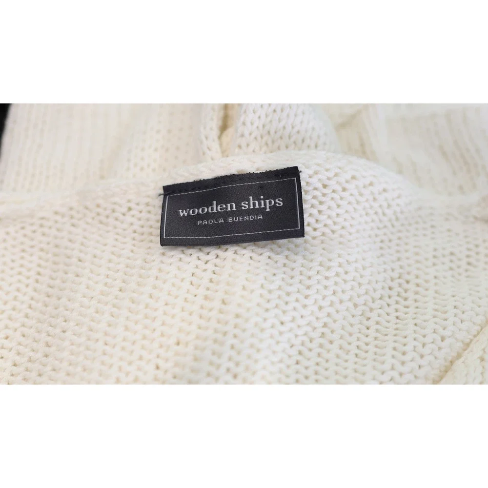 A5 Auth WOODEN SHIPS Paola Buendia Manhattan Beach Sweater Size S/M $148 - Picture 5 of 6